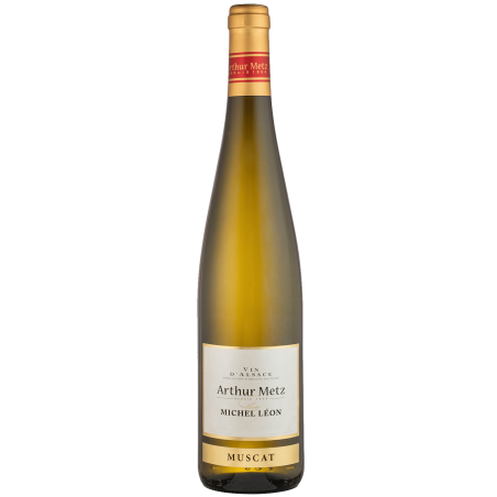 Bouteille Arthur Metz Muscat Cuvée Michel Léon 2021 Bouteille Arthur Metz Muscat Cuvée Michel Léon 2021