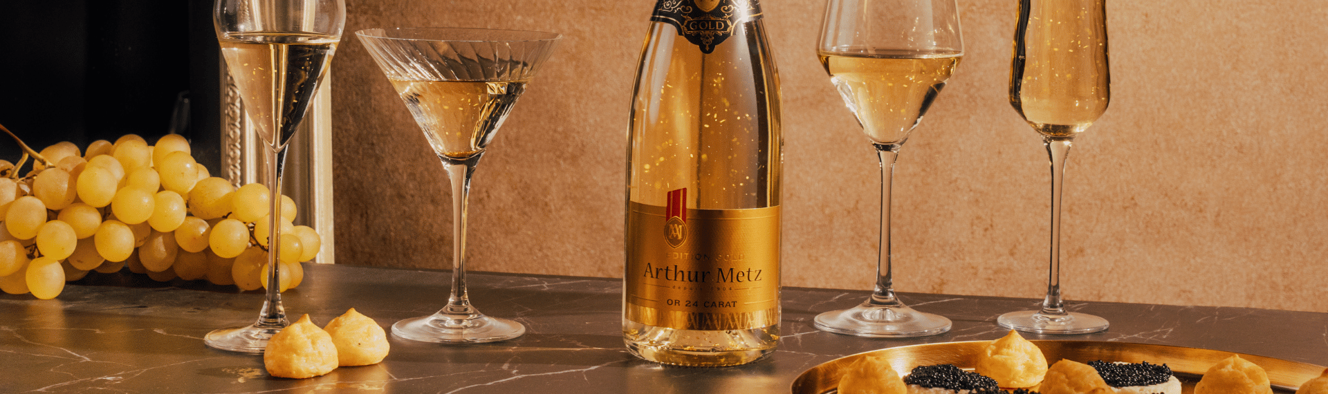Vin pailleté Or 24 Carats