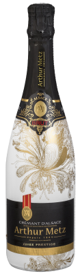 crémant prestige brut édition limitée blanc et or