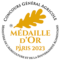 Médaille d'Or Concours Général Agricole Paris 2023